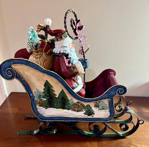Large santa sleigh - santa, by