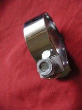 Chrome EXHAUST CLAMP 1 5/8" clip BSA Triumph AJS ARIEL Matchless Norton Sunbeam