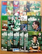 London Irish Rugby Programmes 1946 - 2007