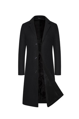 Men trench coat wool - men's, blend