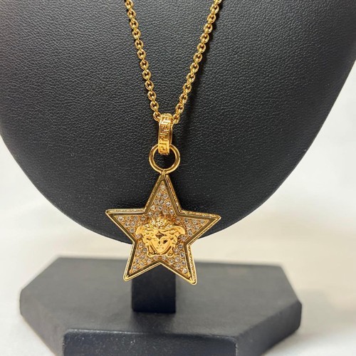 Versace medusa star - star, necklace