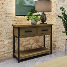 Large Console Table Solid Pine
