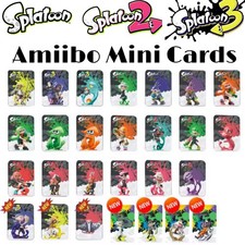 Splatoon 3 Amiibo Cards NFC