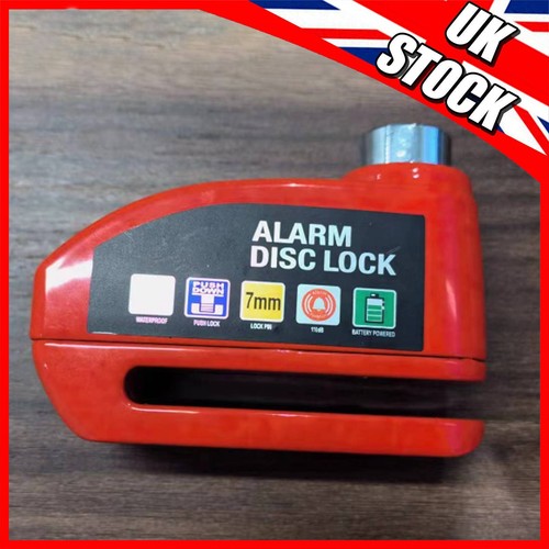 Motorbike security disc lock - security,