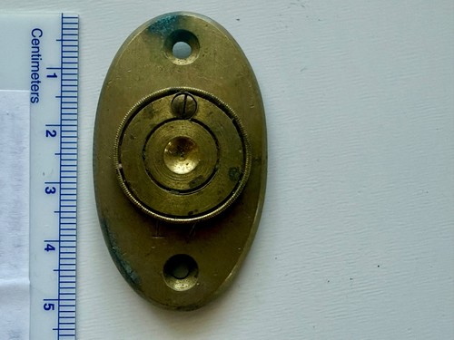 Antique brass keyhole - antique,