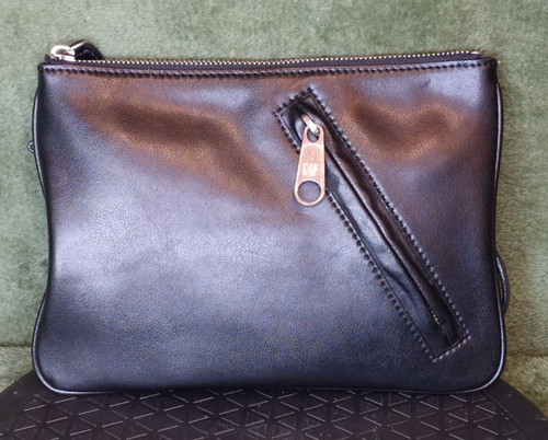 Gap black faux leather - faux,
