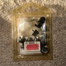 12x Classic Nylon SG Replacement Football Studs Soft Ground Black