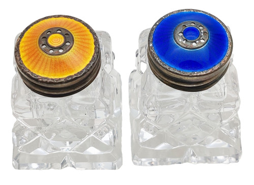 Sterling silver enamel - sterling, &