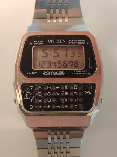 Vintage citizen calculator - vintage,