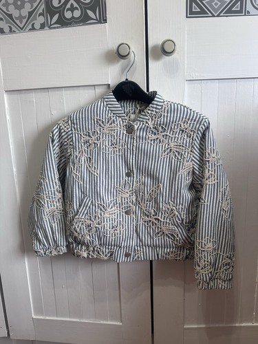 Zara girls embroidered bomber - girls,