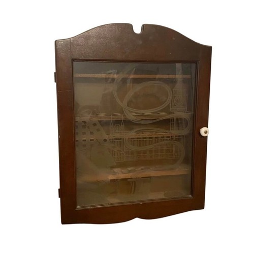 Vintage wood wall display - vintage,