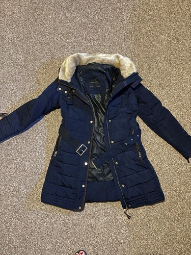 Zara blue padded - padded, coat