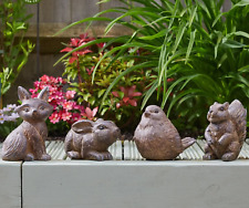 Animal Garden Ornaments Large Wildlife Statues Bird Squirrel Rabbit Outdoor