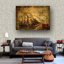 Canvas poster vintage oil - canvas,
