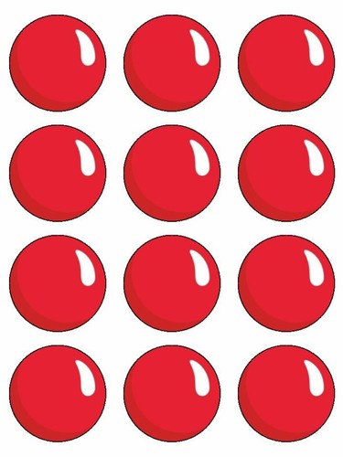 12x comic relief red nose - 12x,
