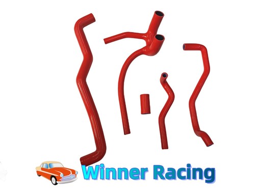 Red silicone radiator hose - silicone,