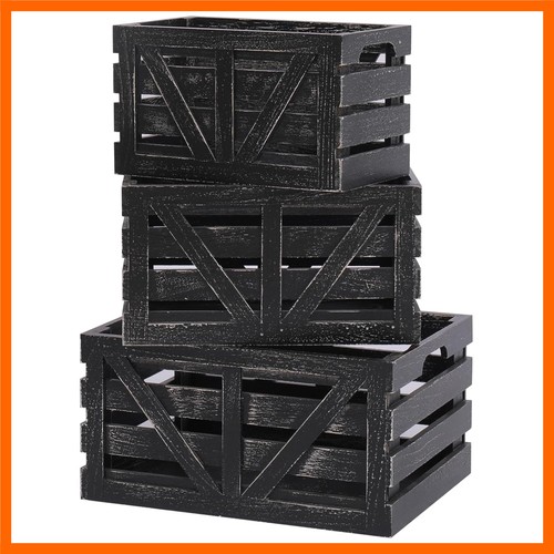 Storage crates nesting wooden - crates,