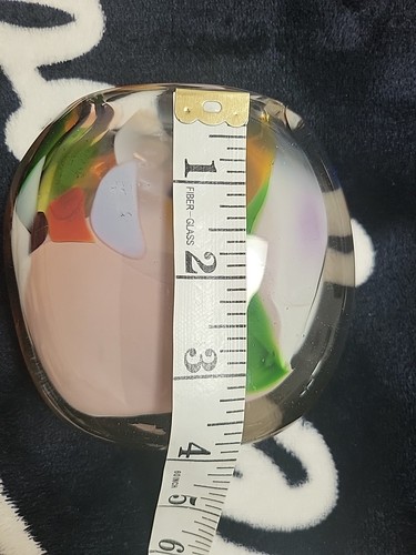Multi color vase blown glass - vase,