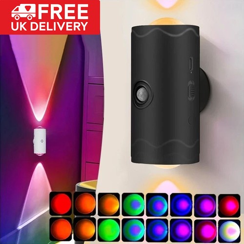 Usb rechargeable rgb led - 2x,