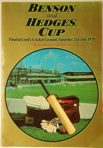 Benson and hedges cup final - and,