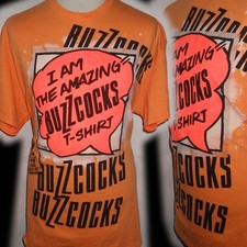 BUZZCOCKS 100% UNIQUE  PUNK T SHIRT XL BAD CLOWN CLOTHING