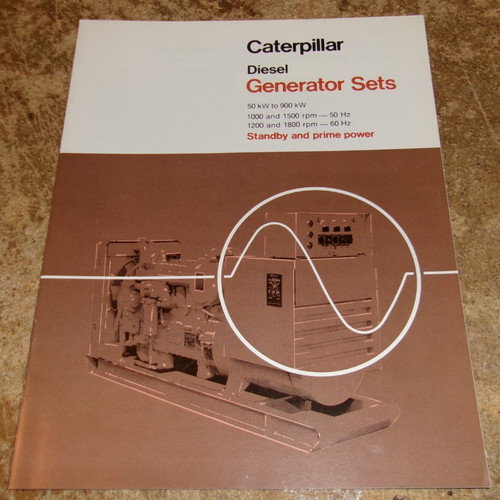 Vintage cat diesel generator - cat,