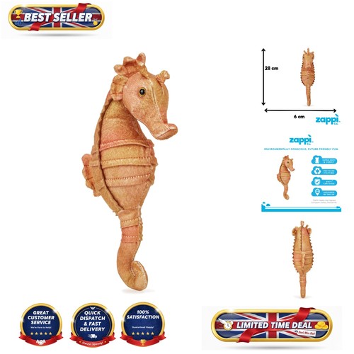 Vibrant inch seahorse plush - vibrant,