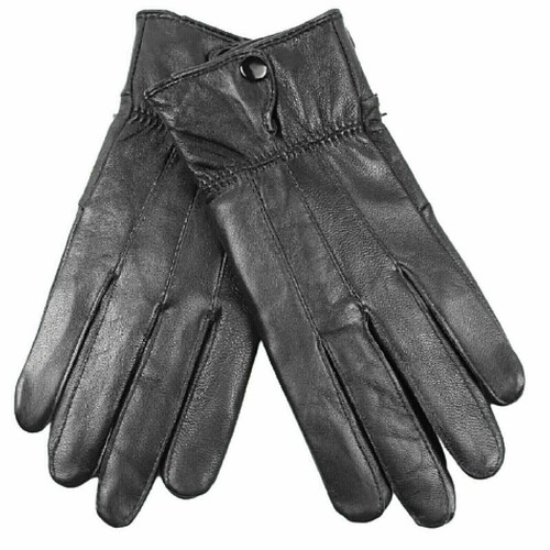 Ladies leather gloves fleece - ladies,