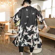 Men Japanese Kimono Cardigan