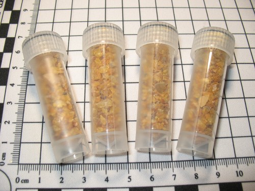 Vial amber fragments - vial, of
