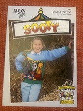 GIRLS BOYS KIDS SOOTY SWEEP SUE JUMPER 24”-36” VTG KNITTING PATTERN 1051