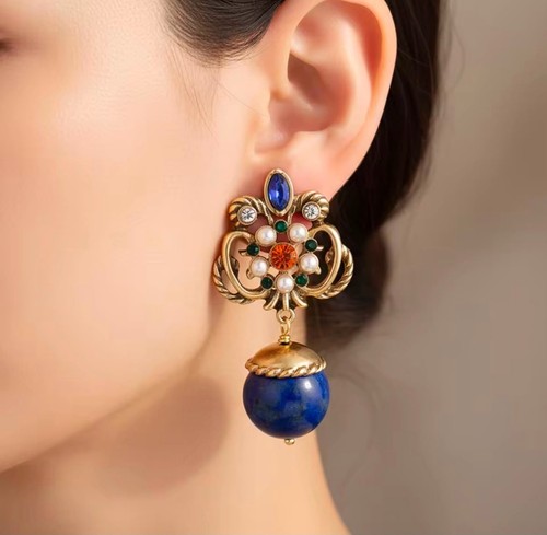 1pc vintage lapis lazuli - lazuli, cat