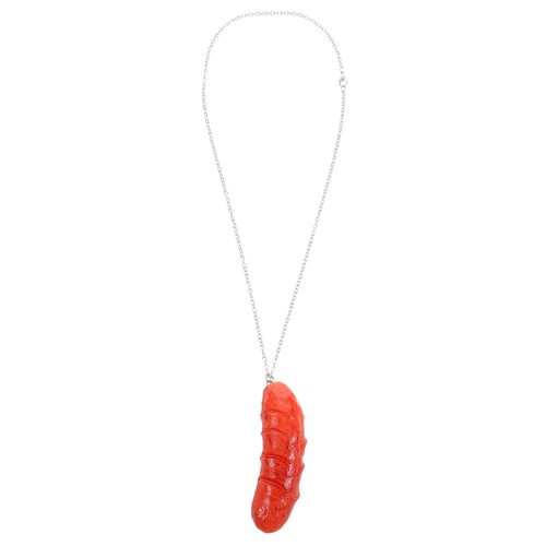 Funny hot dog pendant necklace - funny,