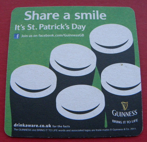 Guinness beer mat - guinness,