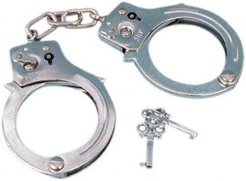 Heavyweight metal handcuffs - metal,