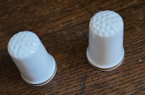 Porcelain thimbles blanks - porcelain,
