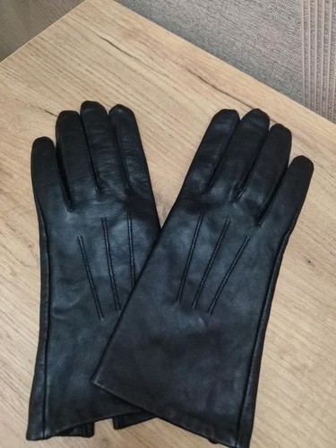 Women spot gloves black - gloves,