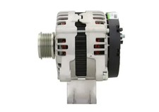 Alternator with freewheel belt