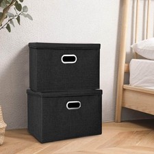 2PCS Foldable Storage Box with