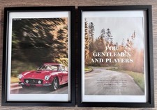 FRAMED Ferrari 250 GT SWB poster / Man Cave Wall Art Classic Cars Retro Vintage