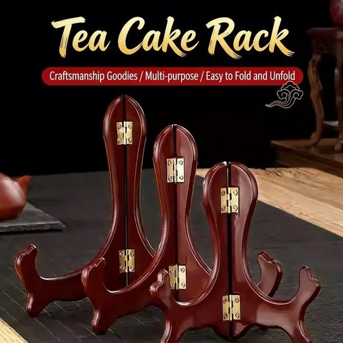 Wooden plate display stand - display,