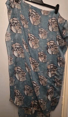 Women shawl green with - women's,