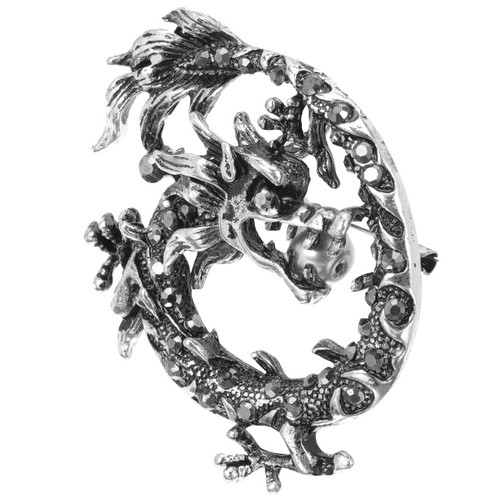 Chinese dragon brooch vintage - chinese,