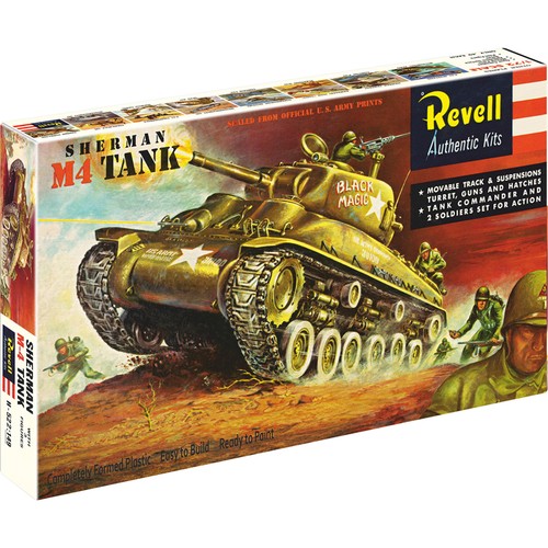 Revell sherman 40 scale - revell,