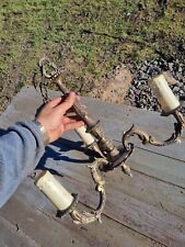 antique Heavy Brass Chandelier