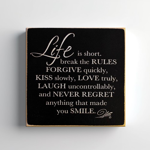 Life inspirational quote - life,