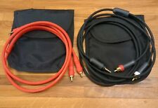 2x RCA Audio Cables Belkin & Cambridge Interconnect Atlantic Pure AV 24k gold