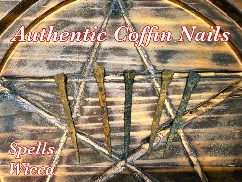 Coffin nails wicca - coffin, nails,