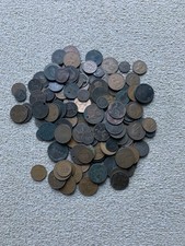 Mixed Old Copper Coins Job Lot