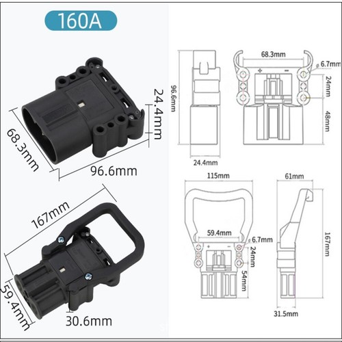 Forklift power connector - power,